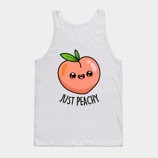 Just Peachy Cute Peach Pun Tank Top